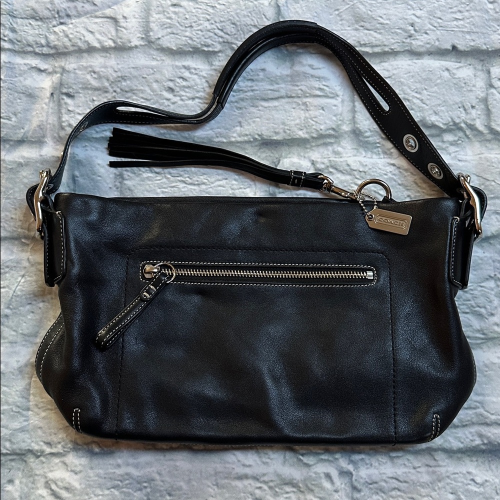 Coach Black Leather Shoulder Bag - Picture 7 of 7